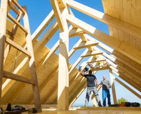 framing the attic space